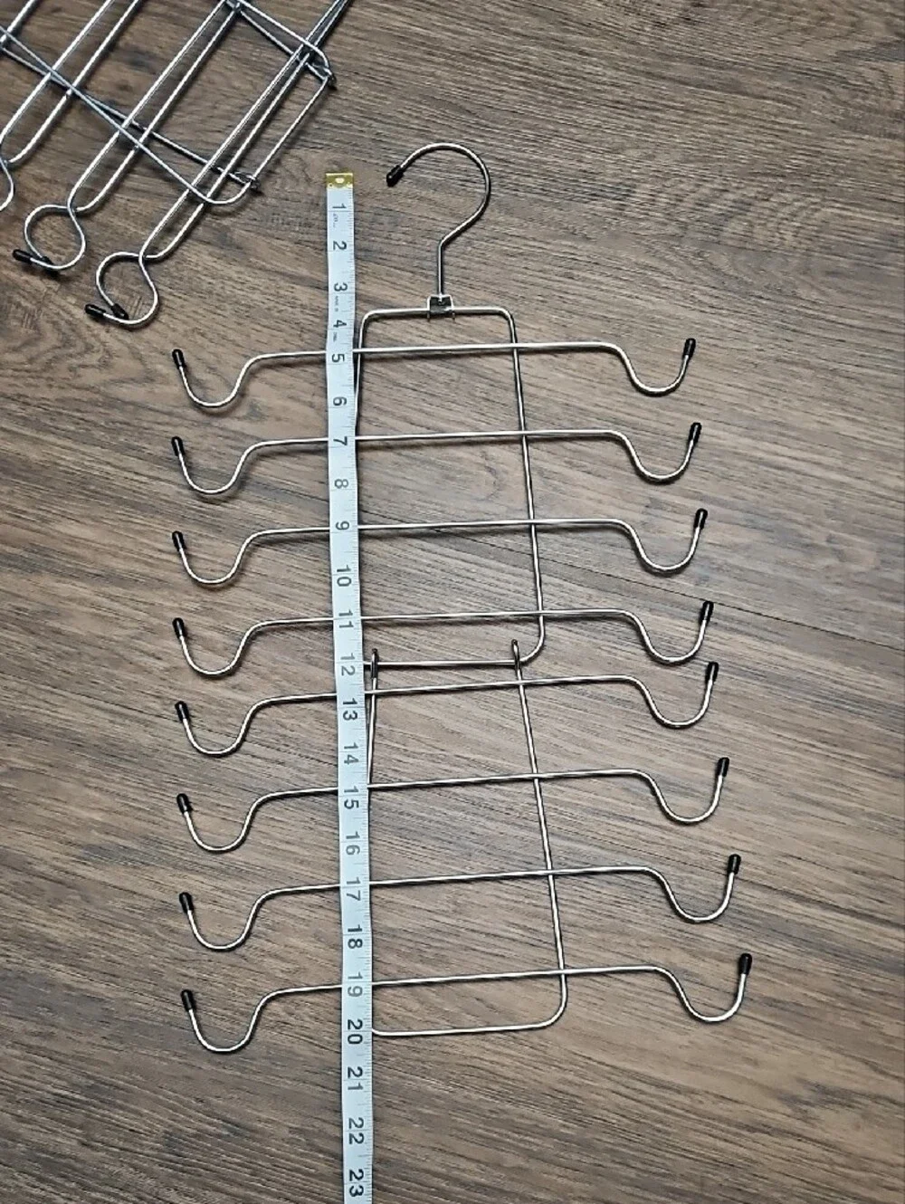 Set of 2 Folding Metal Tank Top and Bra Hangers